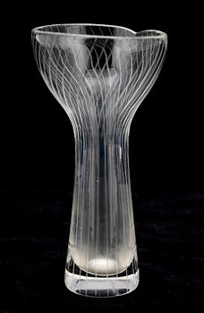 VAS. Glas. Tapio Wirkkala, Iittala, Finland, signerad o daterad, 1958.