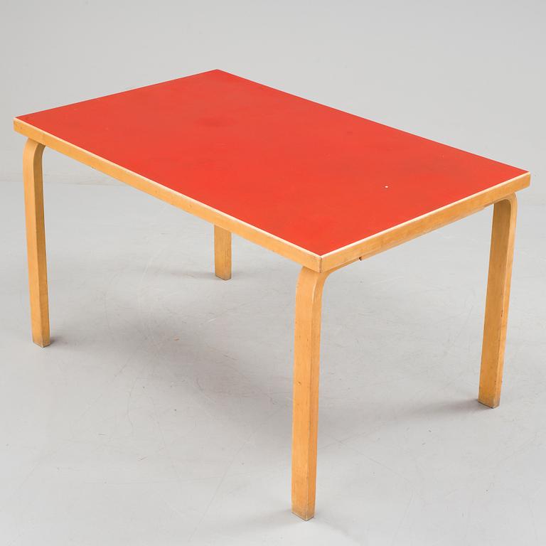 A chair and a table by Alvar Aalto, Artek.