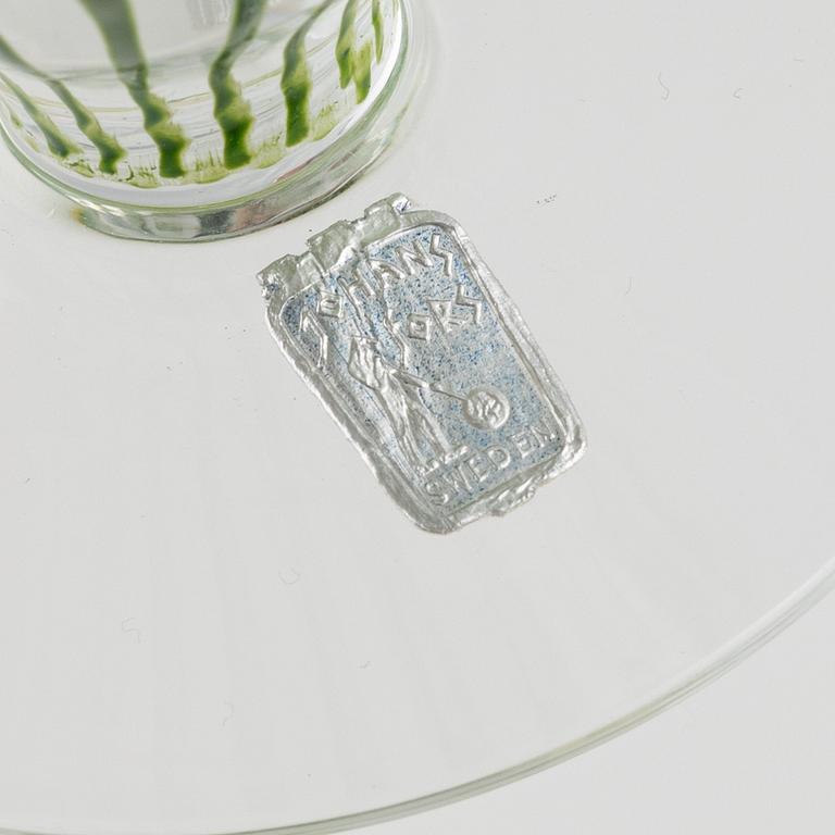 Bengt Orup, 12 glas, "Strikt", Johansfors, 1950-tal.
