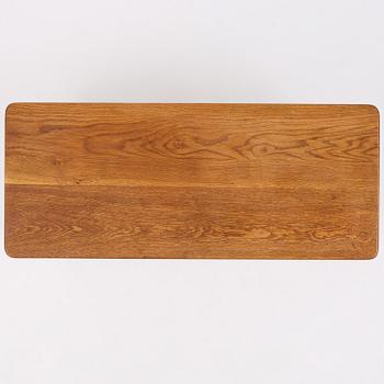 Børge Mogensen, a rare oak bench, cabinetmaker Erhard Rasmussen, Denmark, 1950s.