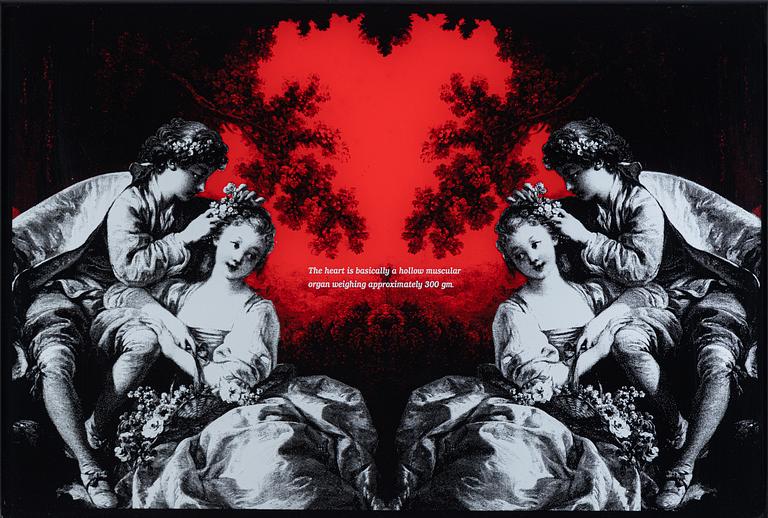 Maya Eizin Öijer, screenprint on acrylic glass, signed and numbered on verso.