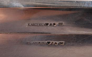 SKRIN, silver. K. Andersson Stockholm 1915.