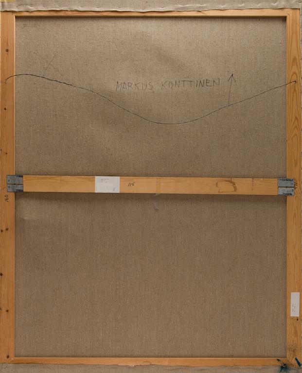 MARKUS KONTTINEN, oil on canvas, a tergo signed.