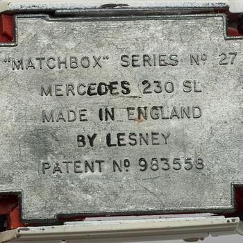LESNEY MATCHBOX SERIES FOUR CARS.