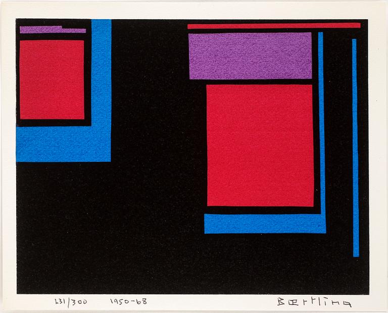 OLLE BAERTLING, färgserigrafi, 1950-68, signerad och numrerad 231/300.