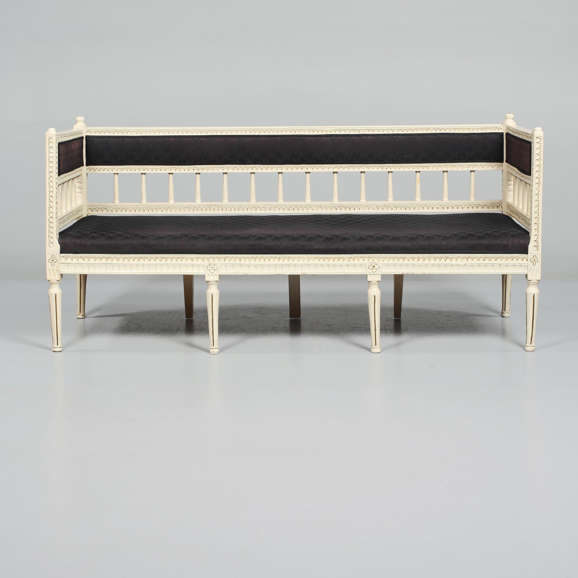 SOFFA, gustaviansk, 1800-talets första hälft.