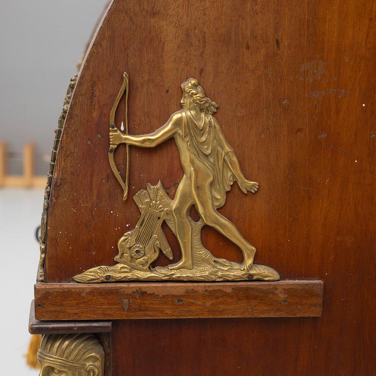 Rullklaffssekretär, Empire, 1800-talets första hälft.