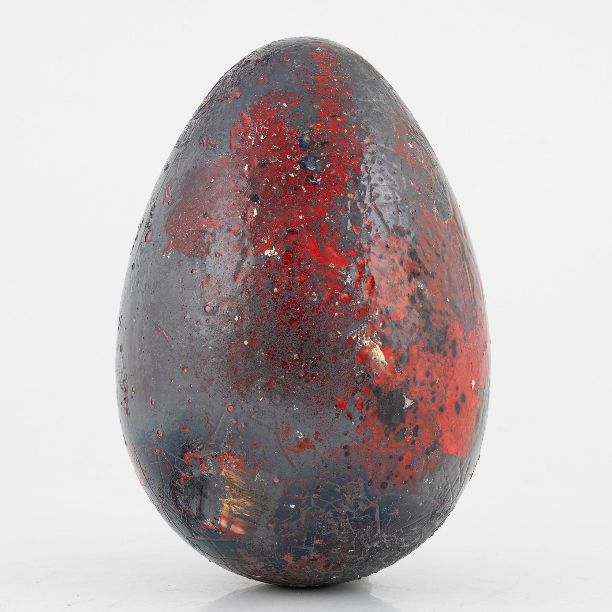 Hans Hedberg, skulptur, ägg, Biot, Frankrike.