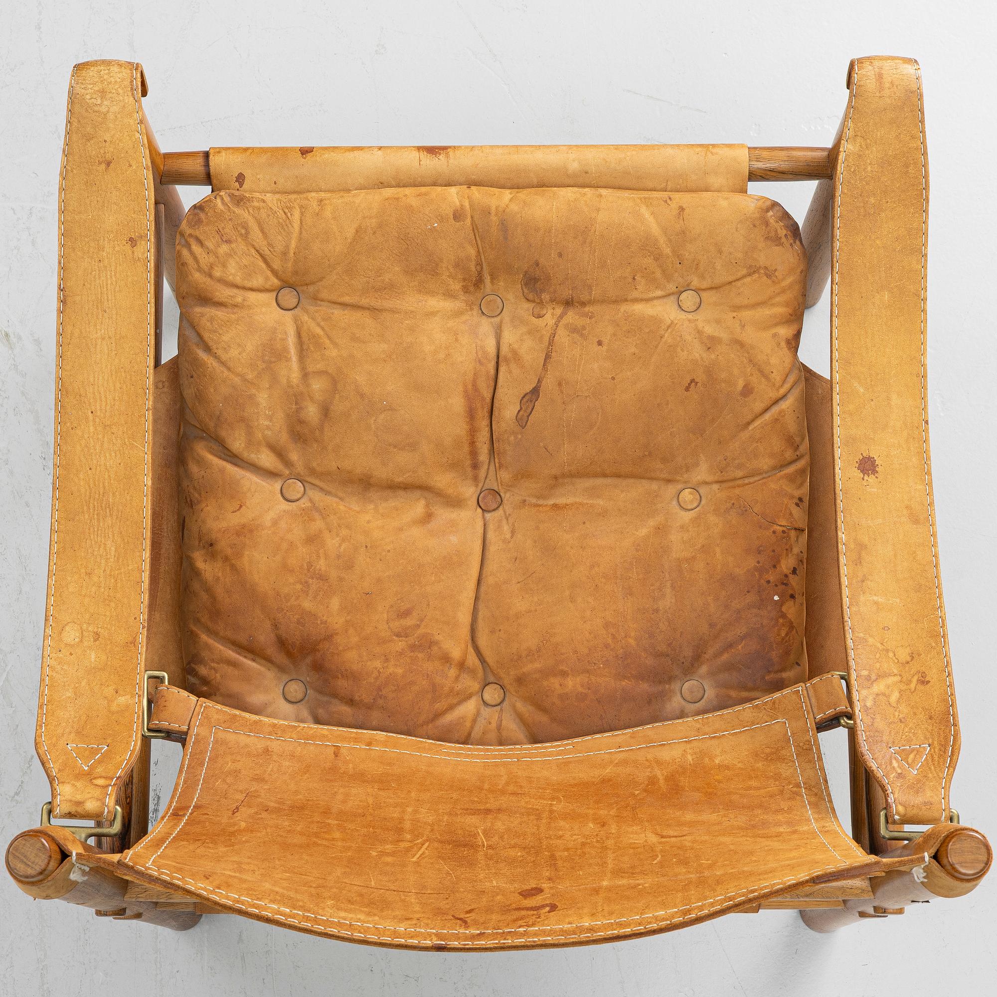 Arne Norell, a pair of 'Sirocco' armchairs, Norell Möbel, 1960s-70s.