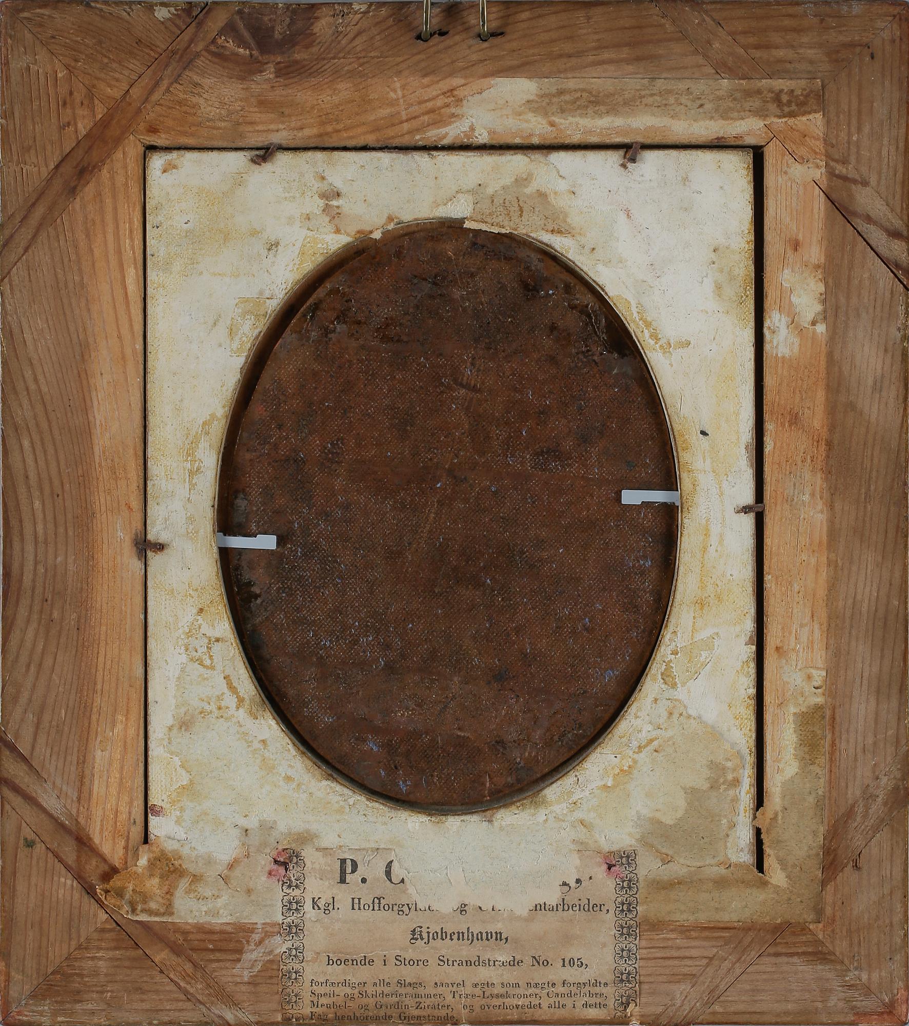 OKÄND KONSTNÄR, olja på koppar, 1700-tal.