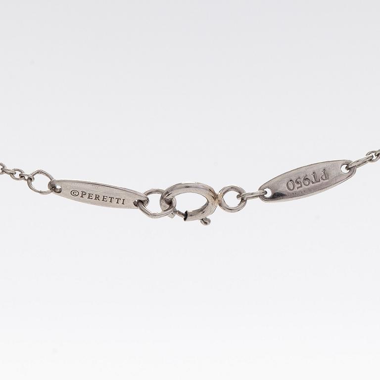 Tiffany & Co, Elsa Peretti, kaulakoru, "Diamonds by the Yard", platinaa ja timanttia.