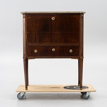 Secretaire, late Gustavian, circa 1800.