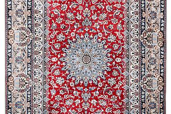 Matta, Nain part silk, 6 laa, ca. 303 x 184 cm.