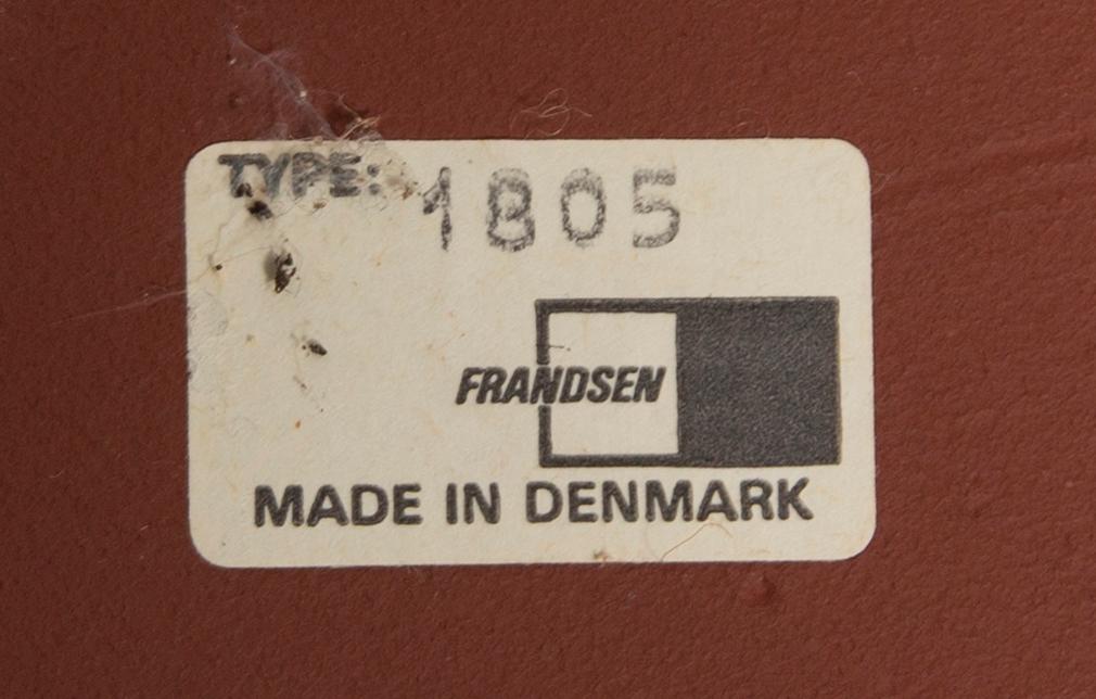 Floor lamp, Denmark, Frandsen, 1970s-80s.