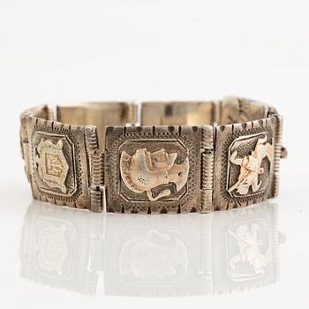 Bracelet, silver, Mexico.