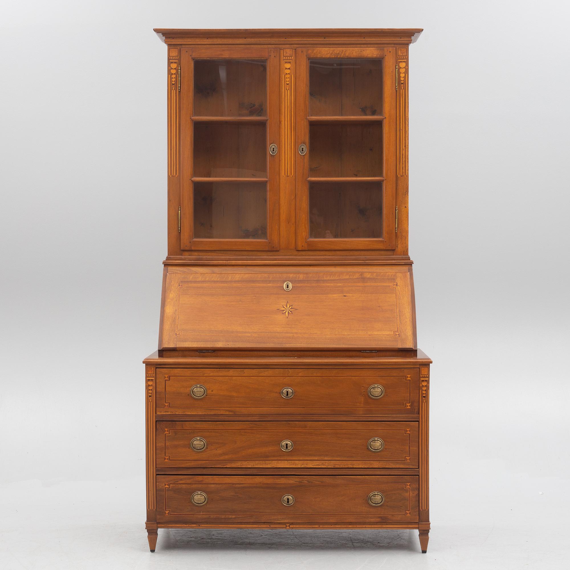 A 19th century writing cabinet.
