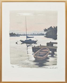Roland Svensson · ROLAND SVENSSON, färglitografi, signerad och numrerad 111/360.