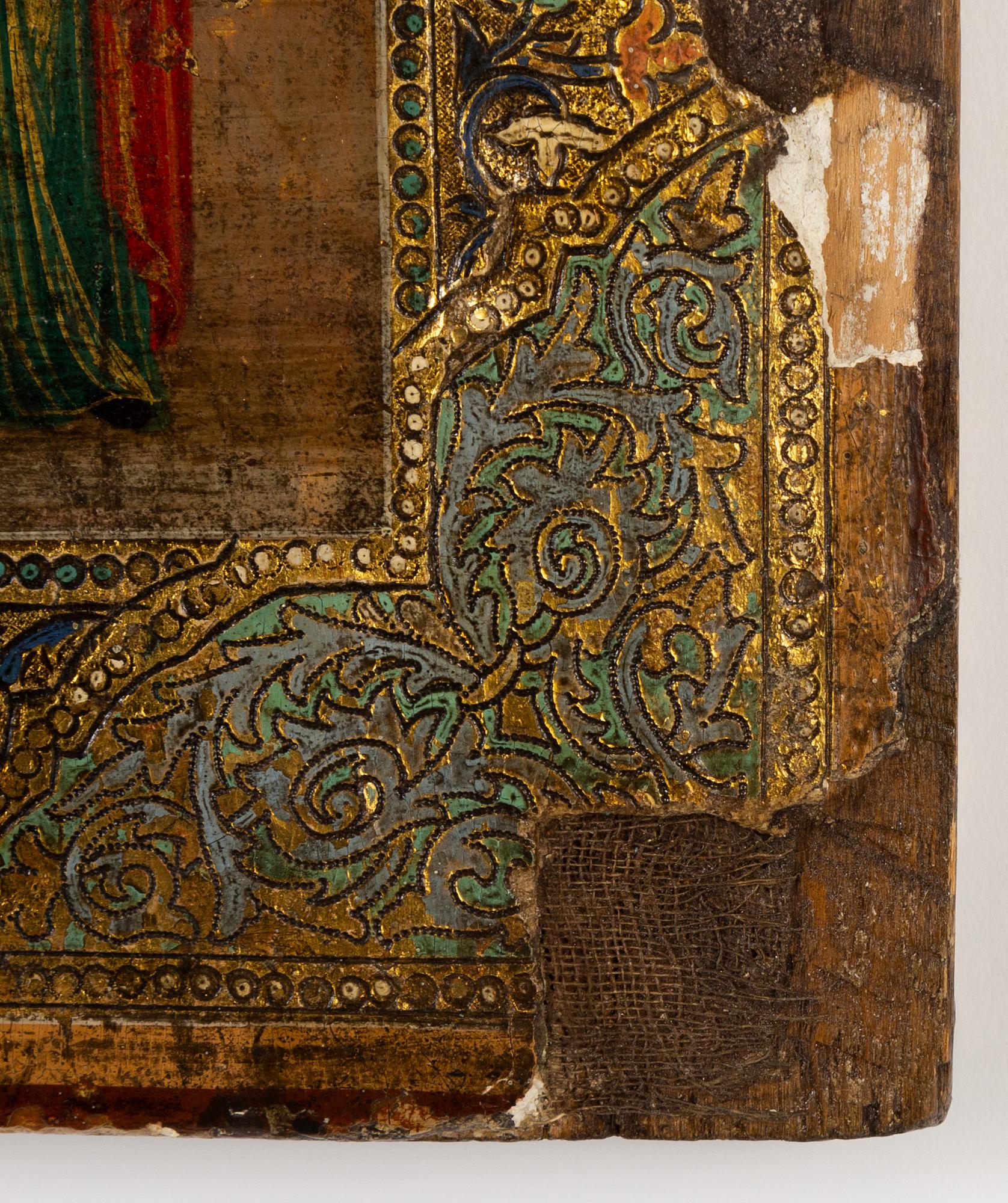 Ikon, Ryssland, 1800-tal, tempera på pannå.