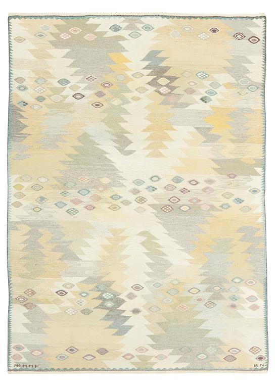 RUG. "Tånga, ljus". Tapestry weave. 226,5 x 163,5 cm. Signed AB MMF BN.