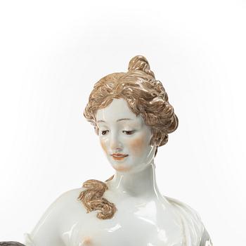 Meissen, “Mutterglück” (A Mother's happiness), a porcelain figural group, model no 168 Germany, around 1900.