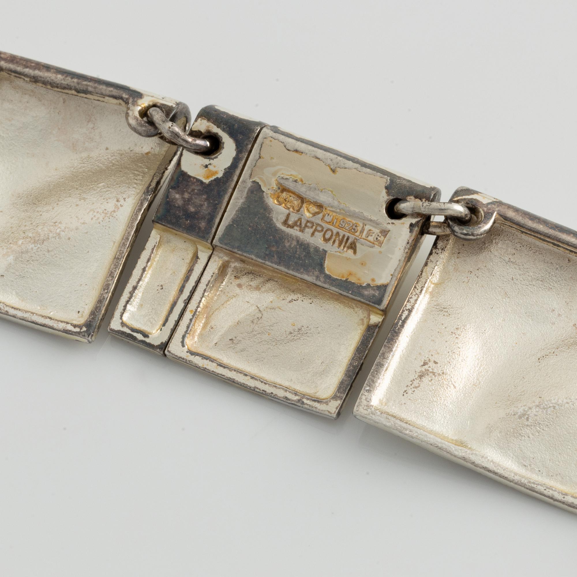 Björn Weckström, collier, "Galaktiska toppar" silver Lapponia 1983.