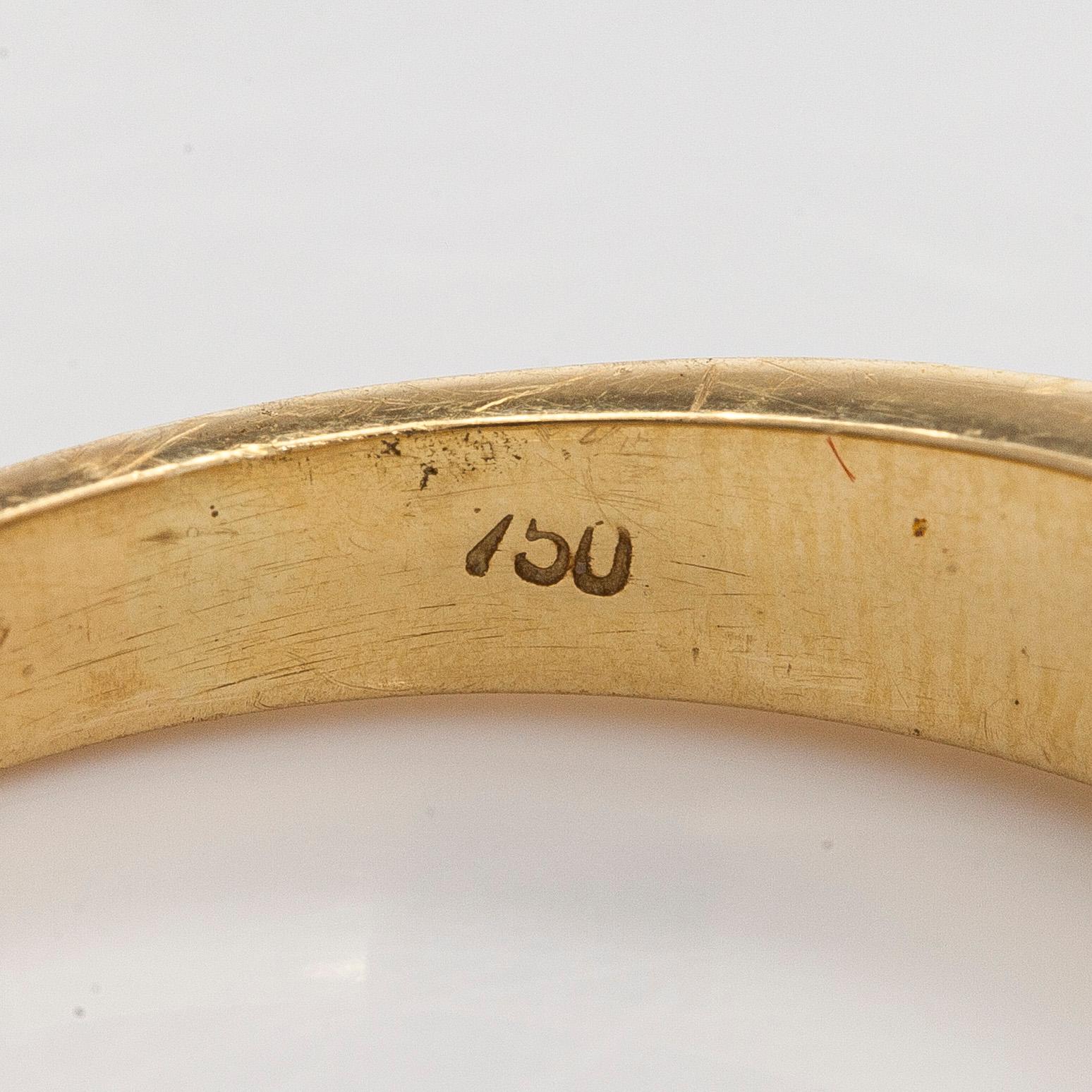 Ring, briljantslipad diamant ca 1,05 ct, 18K guld.