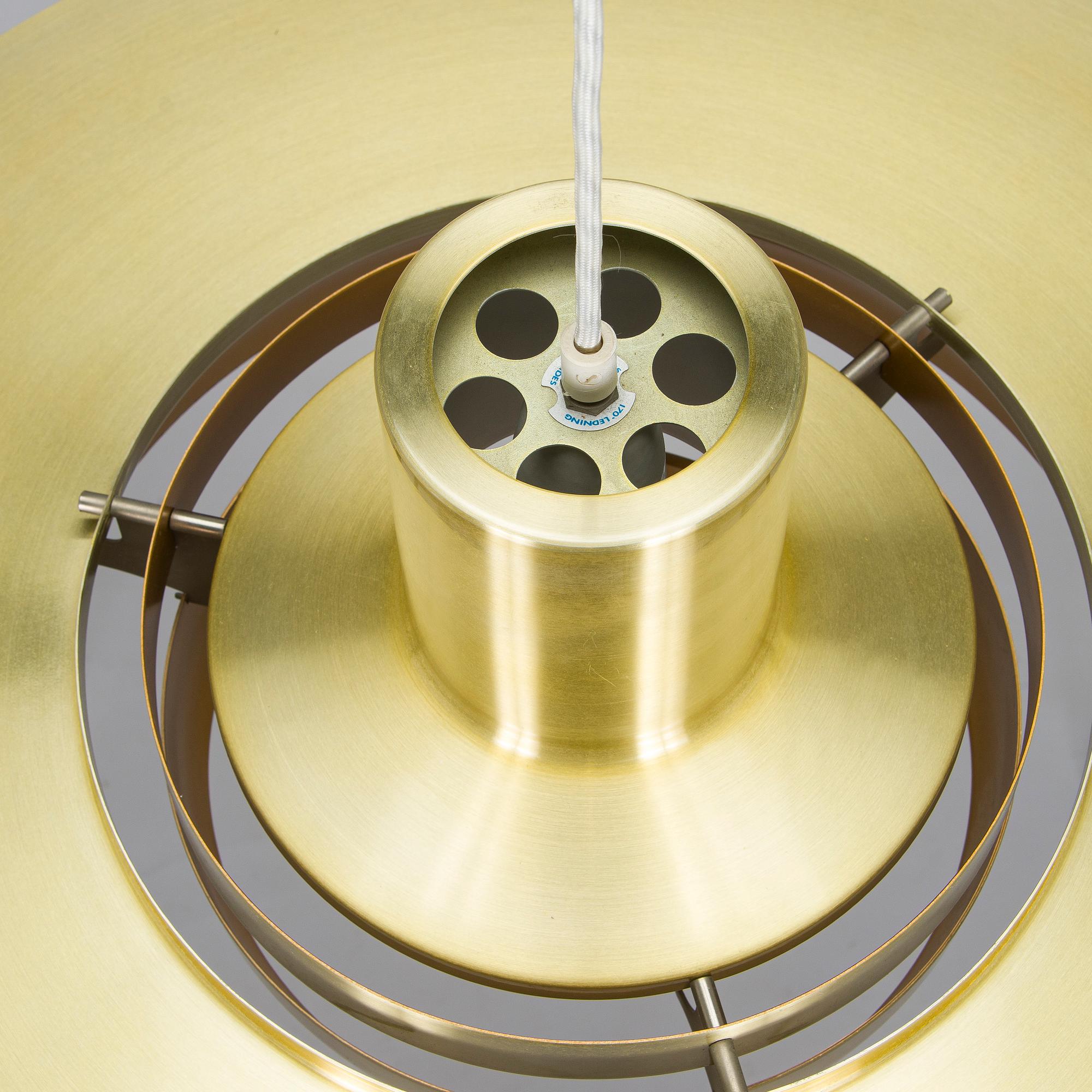 Preben Fabricius & Jørgen Kastholm, taklampa, modell "P376 KF2", Danmark.