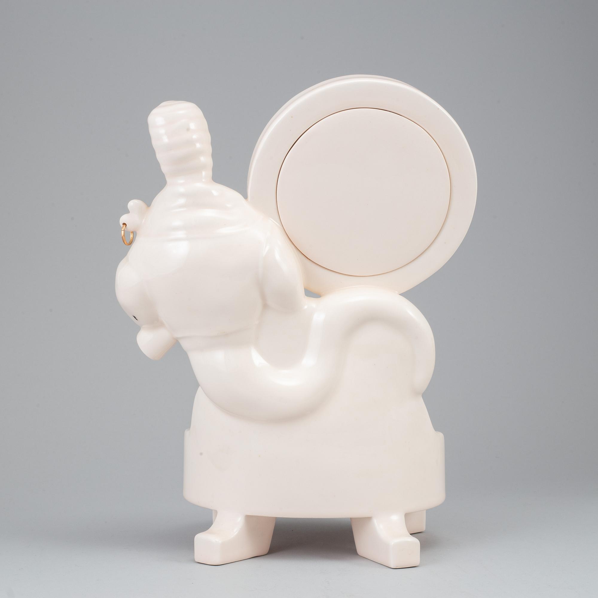 MATS THESELIUS, a porcelain mirror, signed and numbered 50/50, 1991.