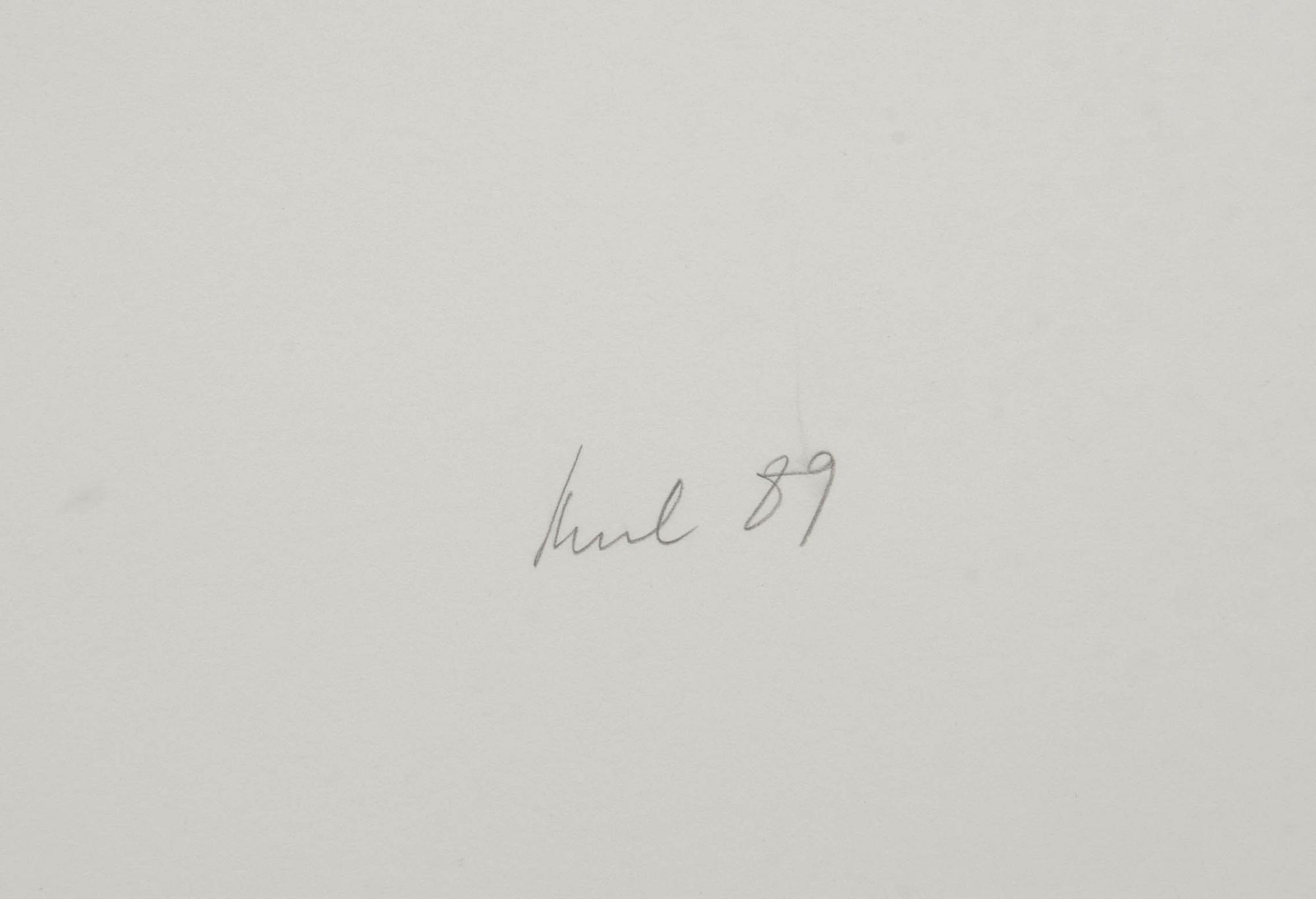RAUL MEEL, färgserigrafi, signerad, numrerad 50/50 och daterad- 89.