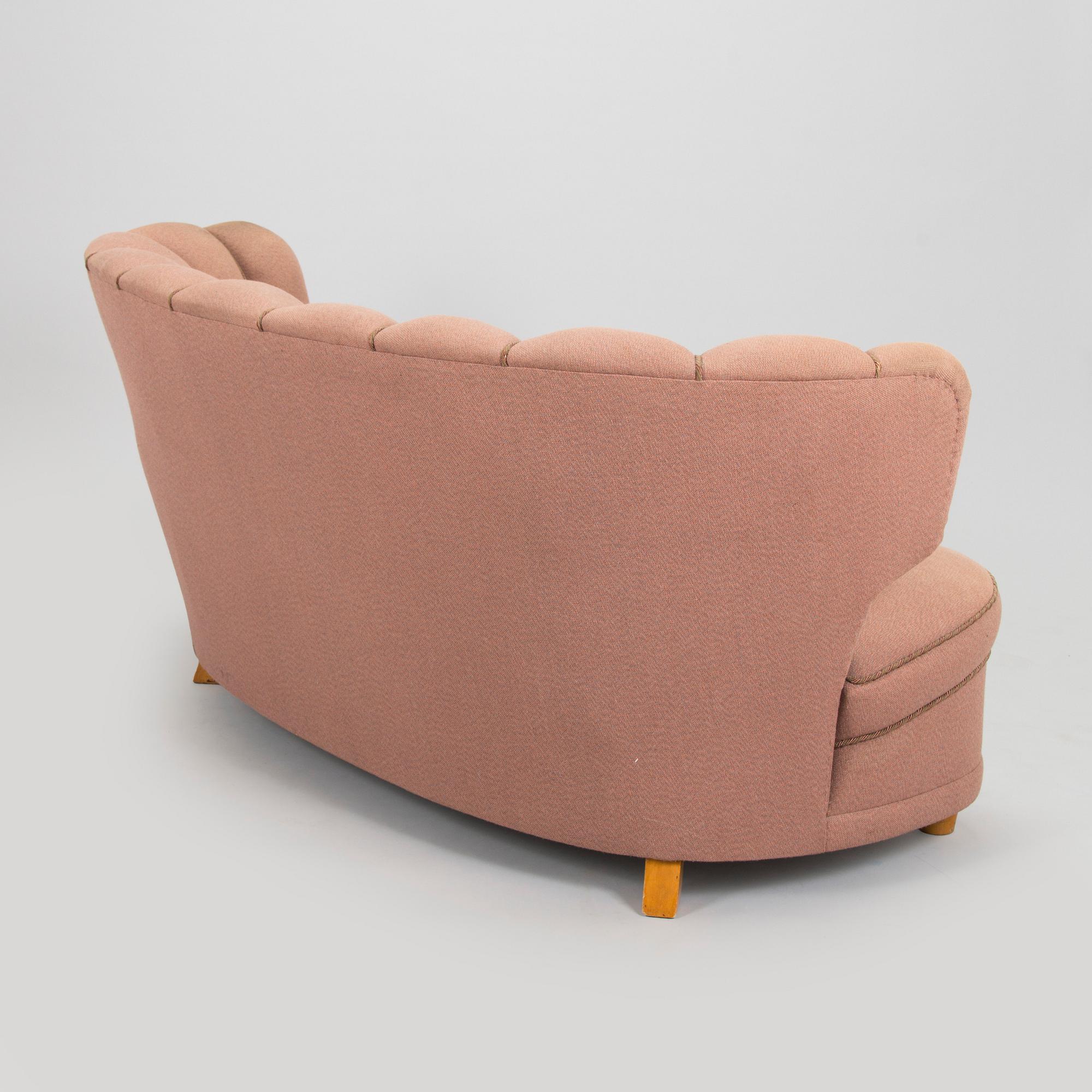 A mid-20th century sofa.