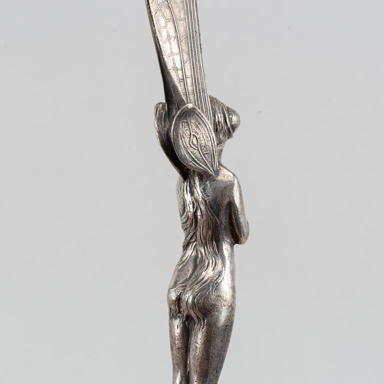 A pair of Art Nouveau fairy letter openers, early 20th Century.