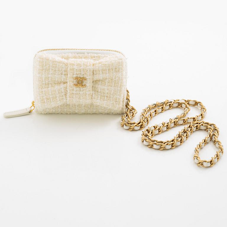 Chanel, väska, Mini Bouclé Bow Bag.