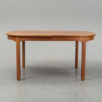 A five-piece walnut 'Ambassadör' dining suite by Carl Malmsten.