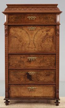 CHIFFONJÉ, nyrenässans, 1800-talets slut.