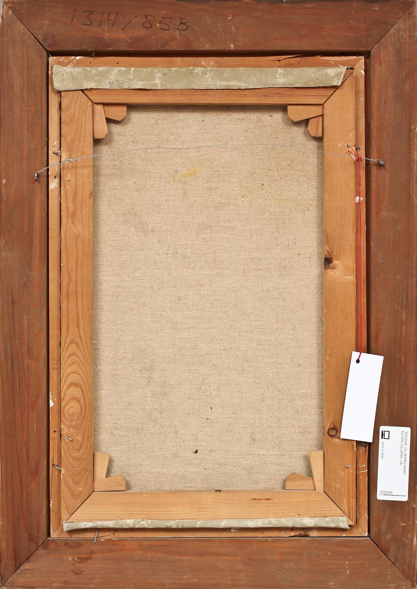 EDVIN OLLERS, olja på duk, sign o dat 1946.