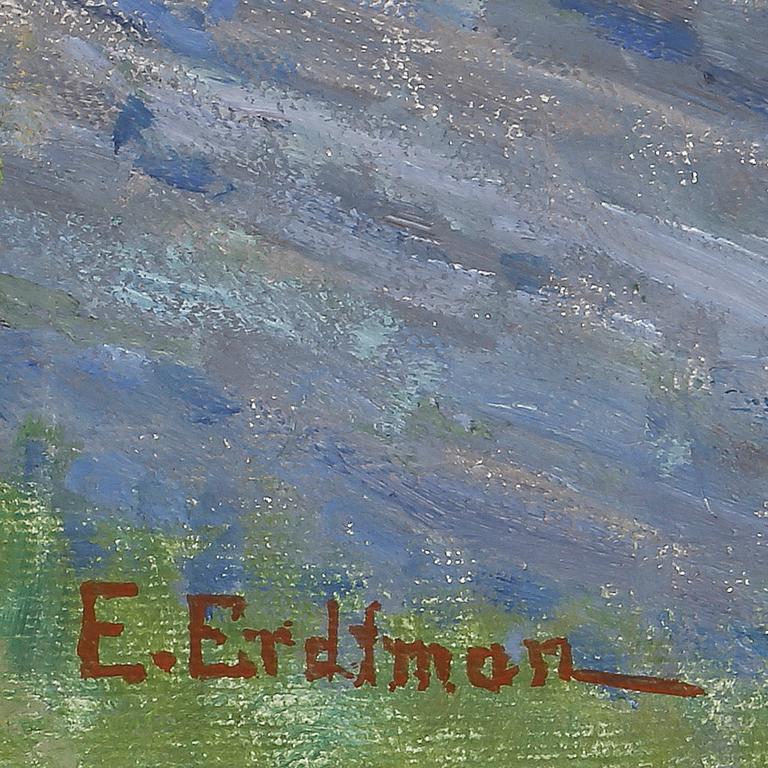 ELIAS ERDTMAN, olja på duk, signerad.