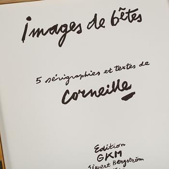 BEVERLOO CORNEILLE, 5 st litografier signerade, daterade 86 och numrerade 185/200, samt 2 st pussel.