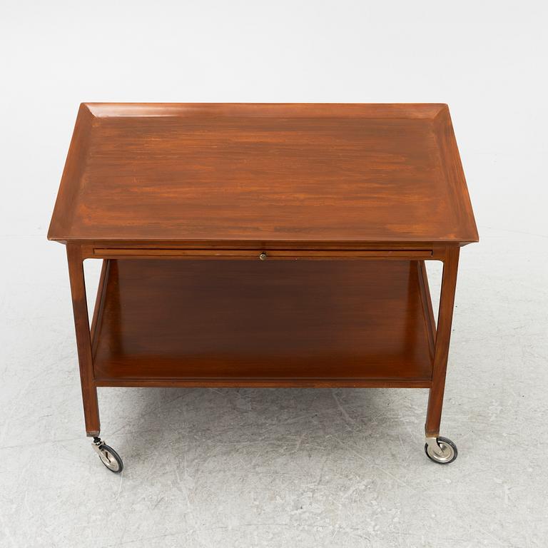 Serving cart, mid-20th century.