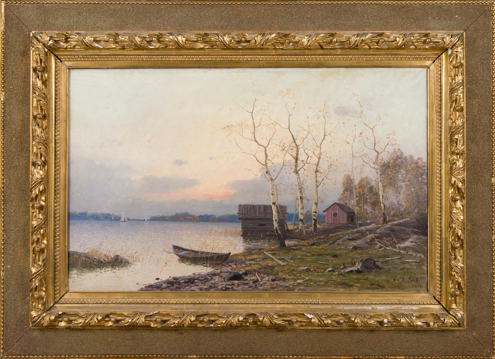 Eugen Taube, Coastal Landscape.