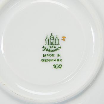 A 46-piece porcelain 'Måsen' tea and coffee service, Bing & Grøndahl, Denmark.