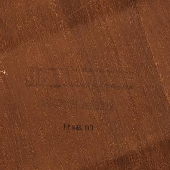 Karl Erik Ekselius, a dining table, J.O Carlssons Möbel AB, Vetlanda, Sweden 1971.