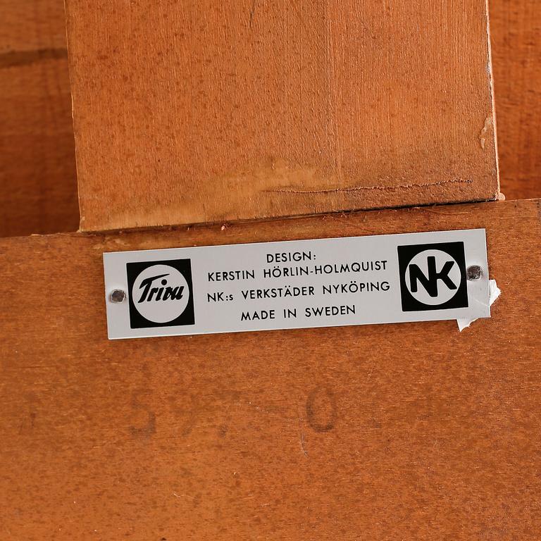 BORD / SERVERINGSVAGN, ur Triva-serien, Kerstin Hörlin-Holmqvist för NK:s Verkstäder i Nyköping, 1960-tal.