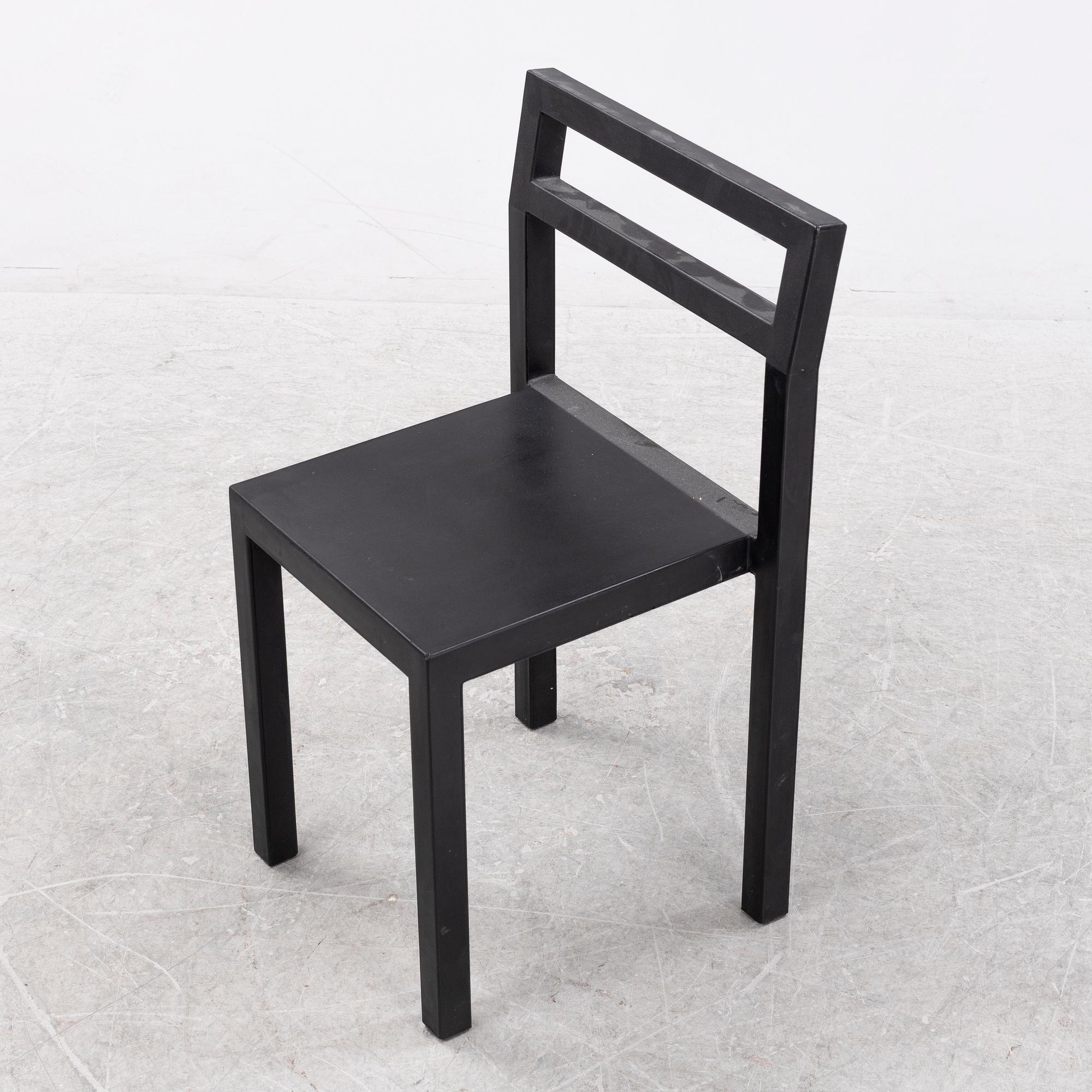 Boris Berlin/Poul Christiansen, 6 chairs, "Non", Komplot design, Källemo, 2000's.