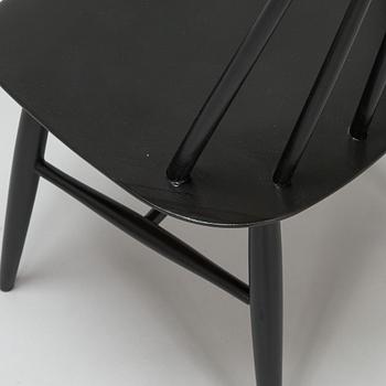 Ilmari Tapiovaara, Three "Fanett" chairs for Edsby verken. 1950/60s.