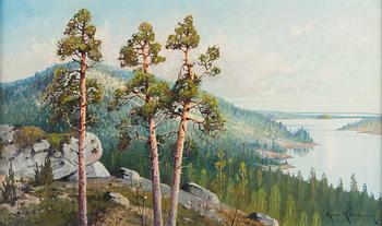 Ejnar Kohlmann, Järvimaisema.