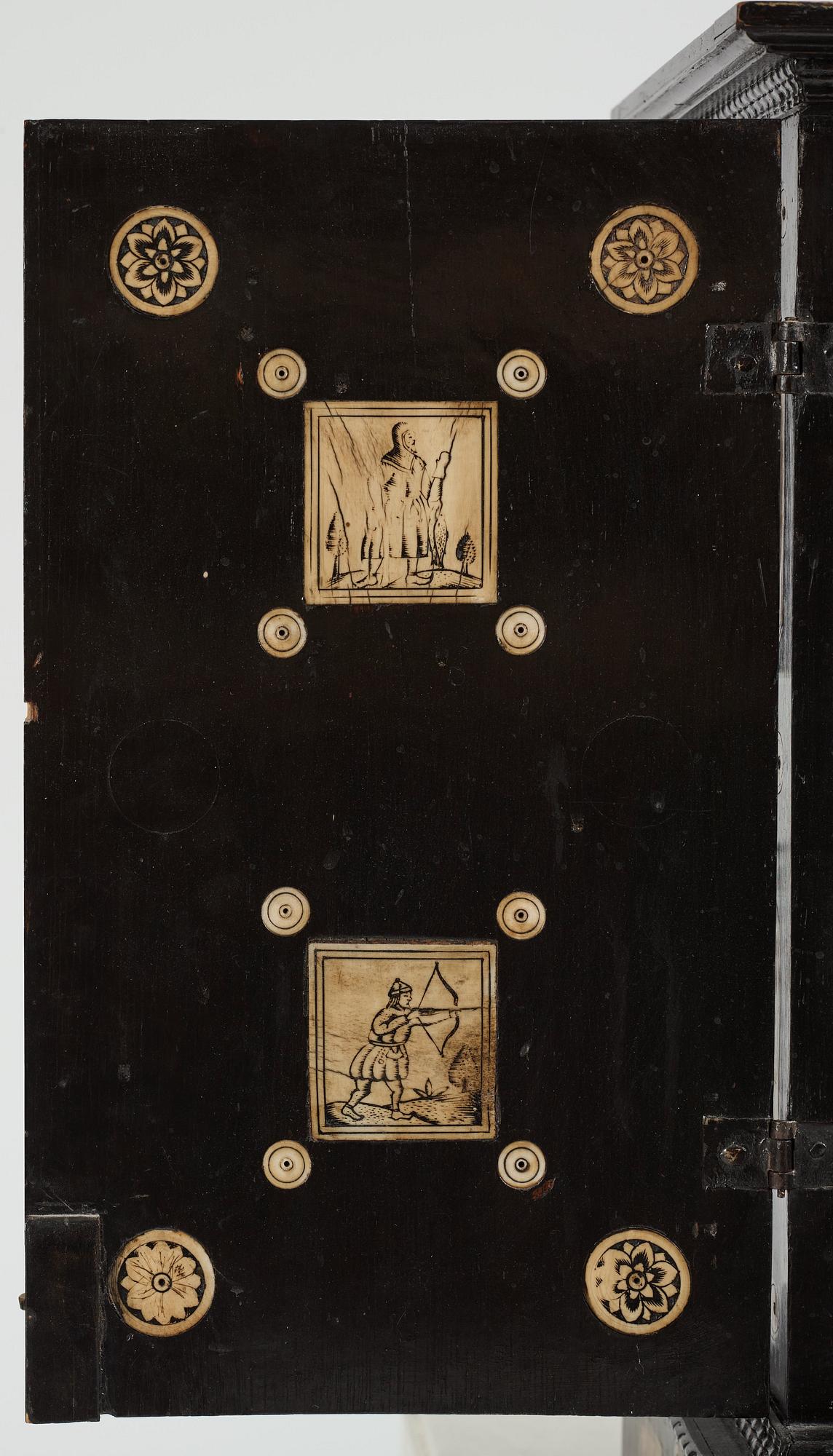 A Swedish cabinet from the late 17th century.