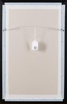 EXHIBITION POSTER,  22 Finnish painters Jerusalem Theater 16.1.1986. Pictured work by Seppo Kärkkäinen.