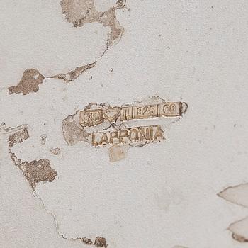 Björn Weckström, kaulakoru, "Talvipäivä", sterlinghopeaa ja akryyli, Lapponia 1991.