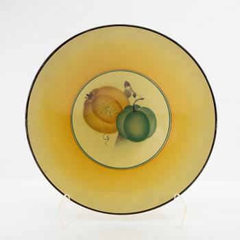 Fruit service 9 dl Aluminia (Royal Copenhagen) Denmark porcelain mid-20th century.