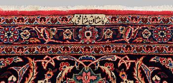 A semi antique Keshan carpet, c. 452 x 333 cm.